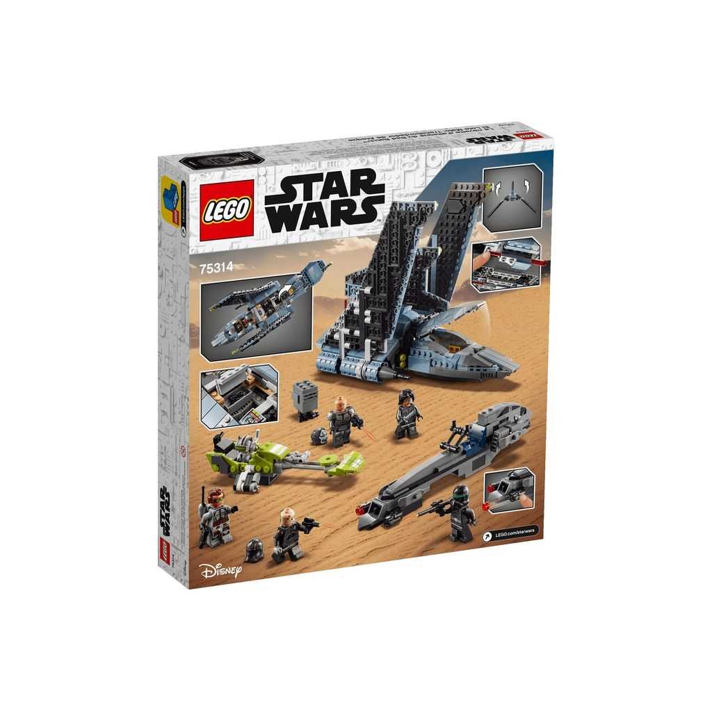 Star Wars Lego The Bad Batch: Lanzadera de Ataque Edades 9+ # 75314 Artículo 969 Piezas | DFM-523819